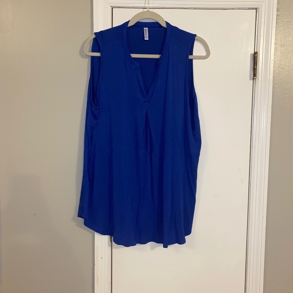 Neineiwu size XL Royal blue sleeveless top